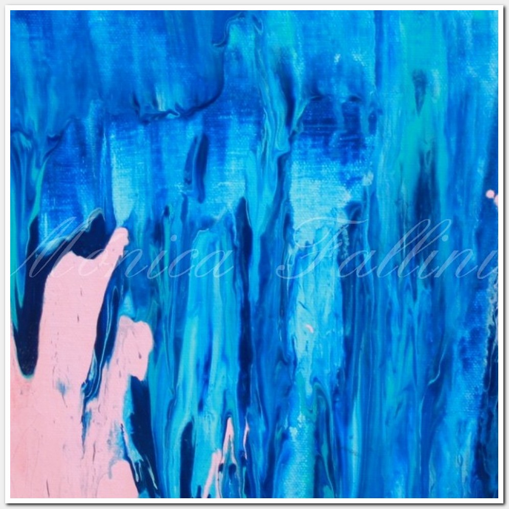 Painting titled 'Abstraction, urban blend' by Monica Fallini