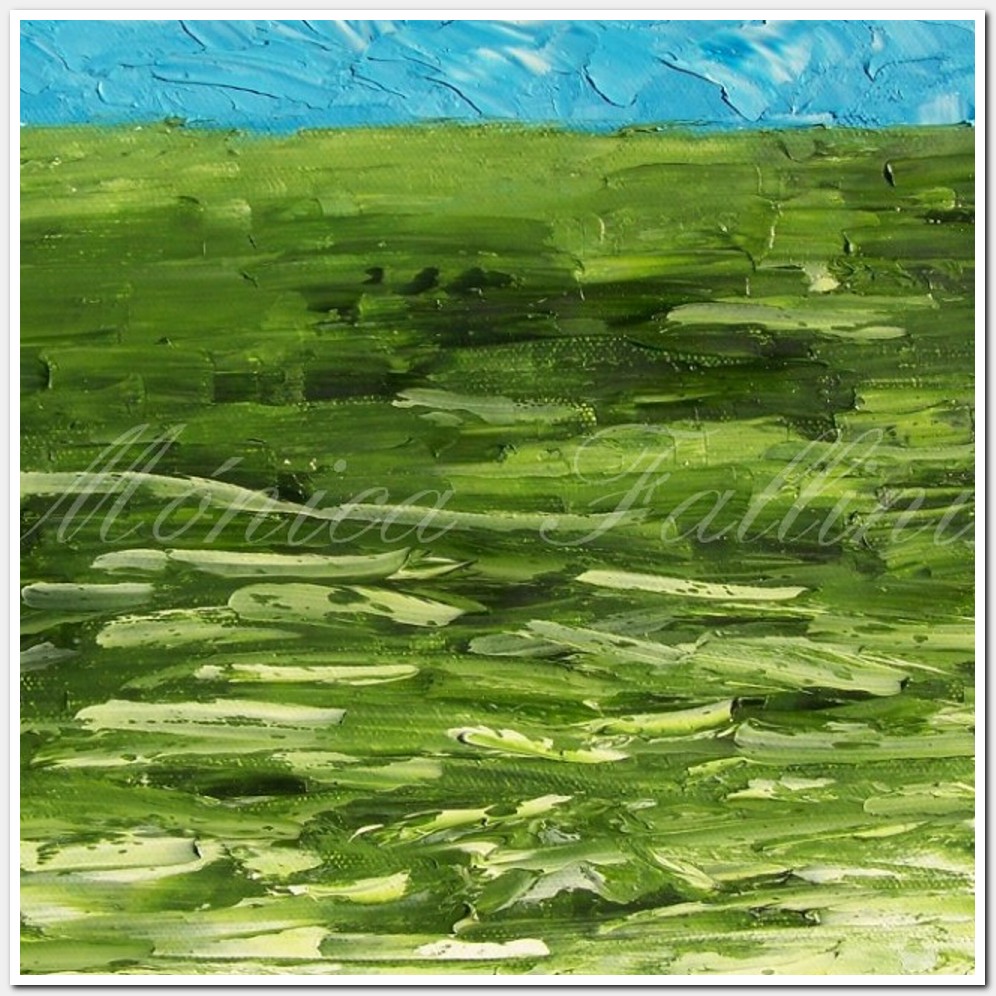 Painting titled 'Choppy sea # IV' by Monica Fallini