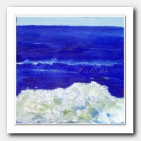 Blue ocean, surf study # II
