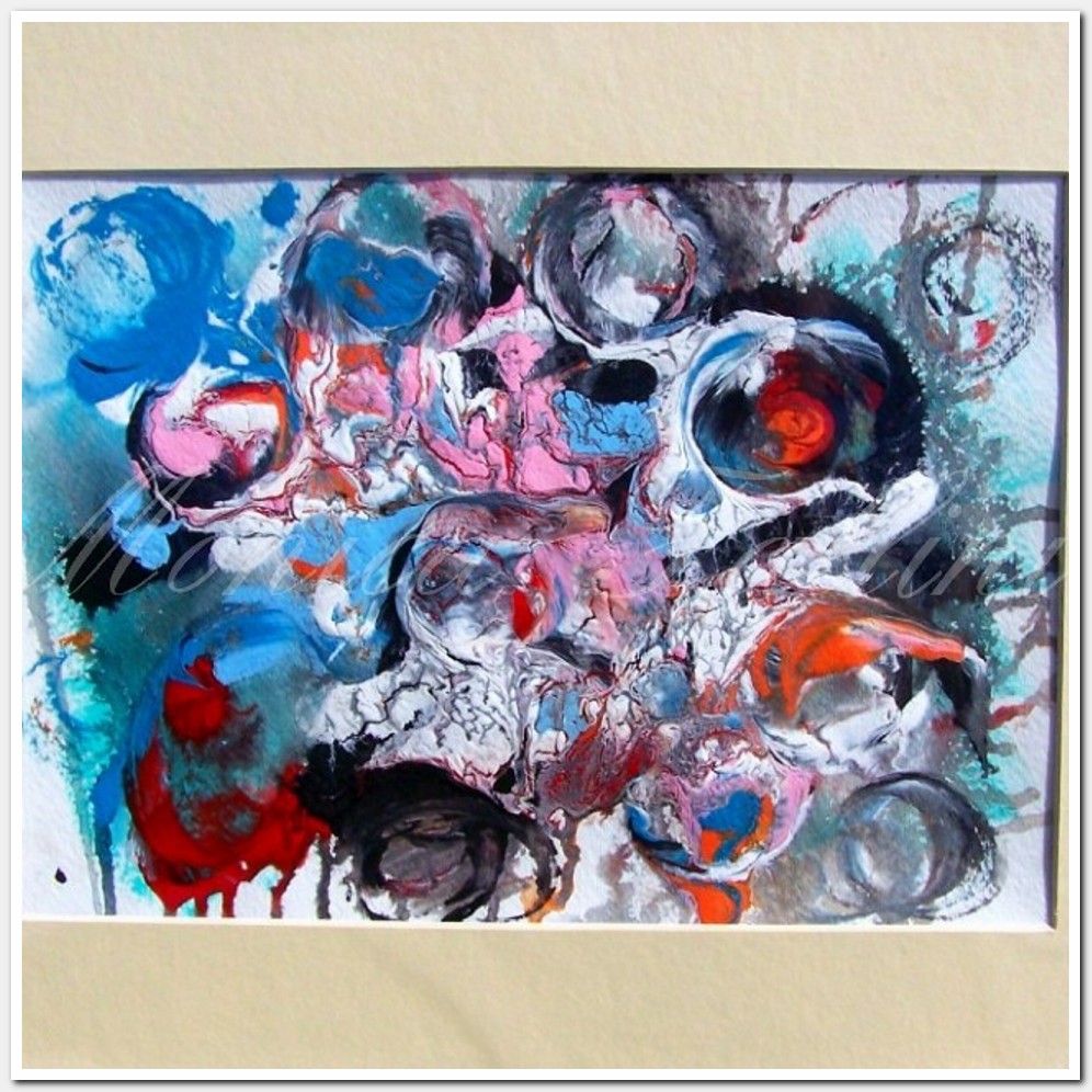Painting titled 'Abstraction' by Monica Fallini
