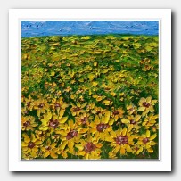 Sunflowers' field # VI