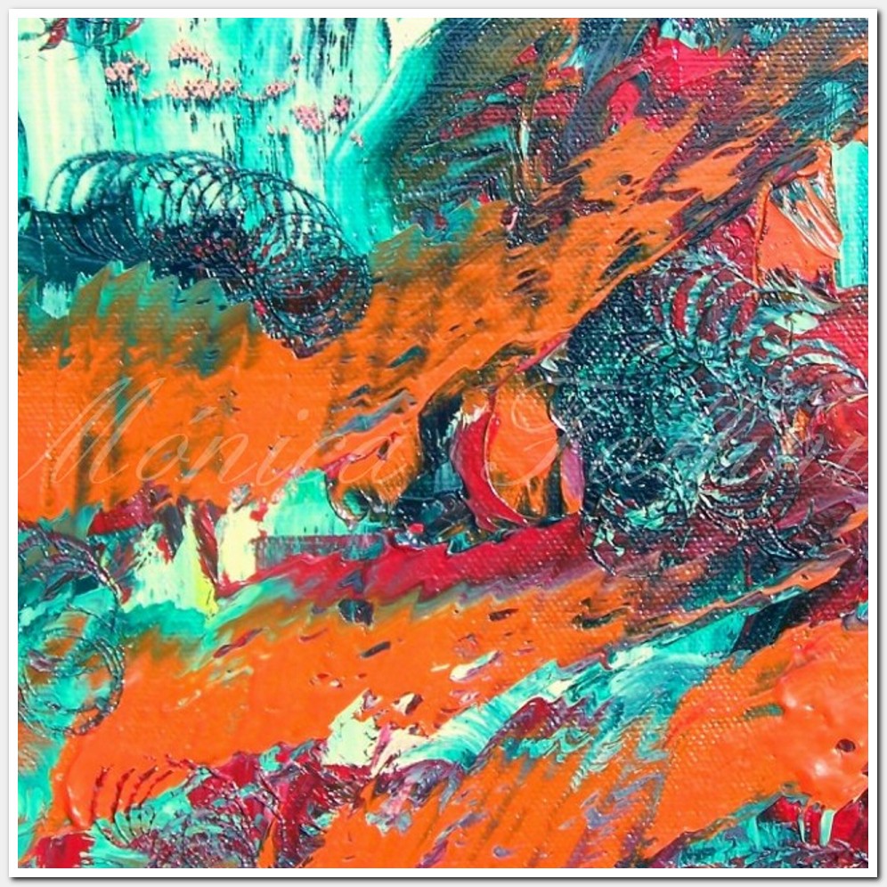 Painting titled 'Abstraction' by Monica Fallini