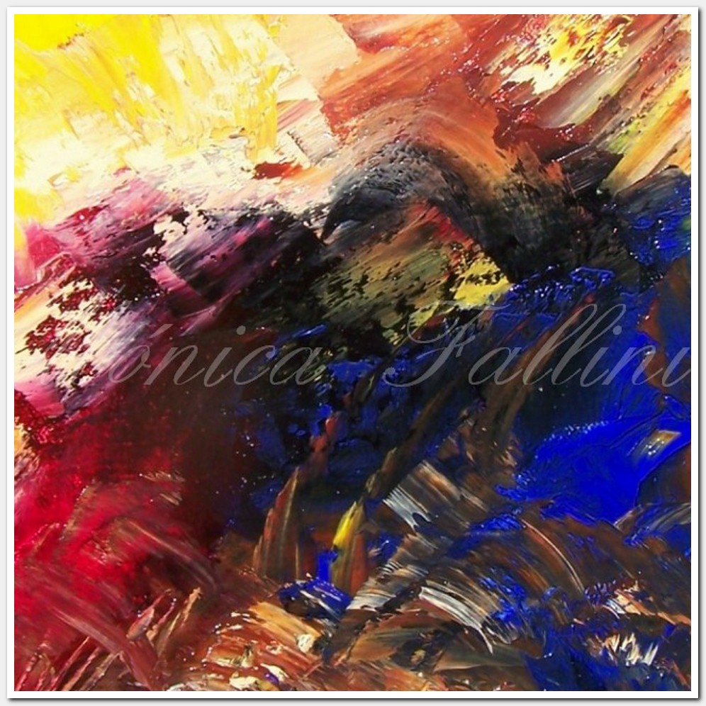 Painting titled 'Abstraction' by Monica Fallini
