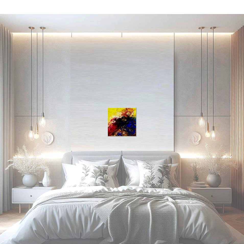Painting titled 'Abstraction' by Monica Fallini