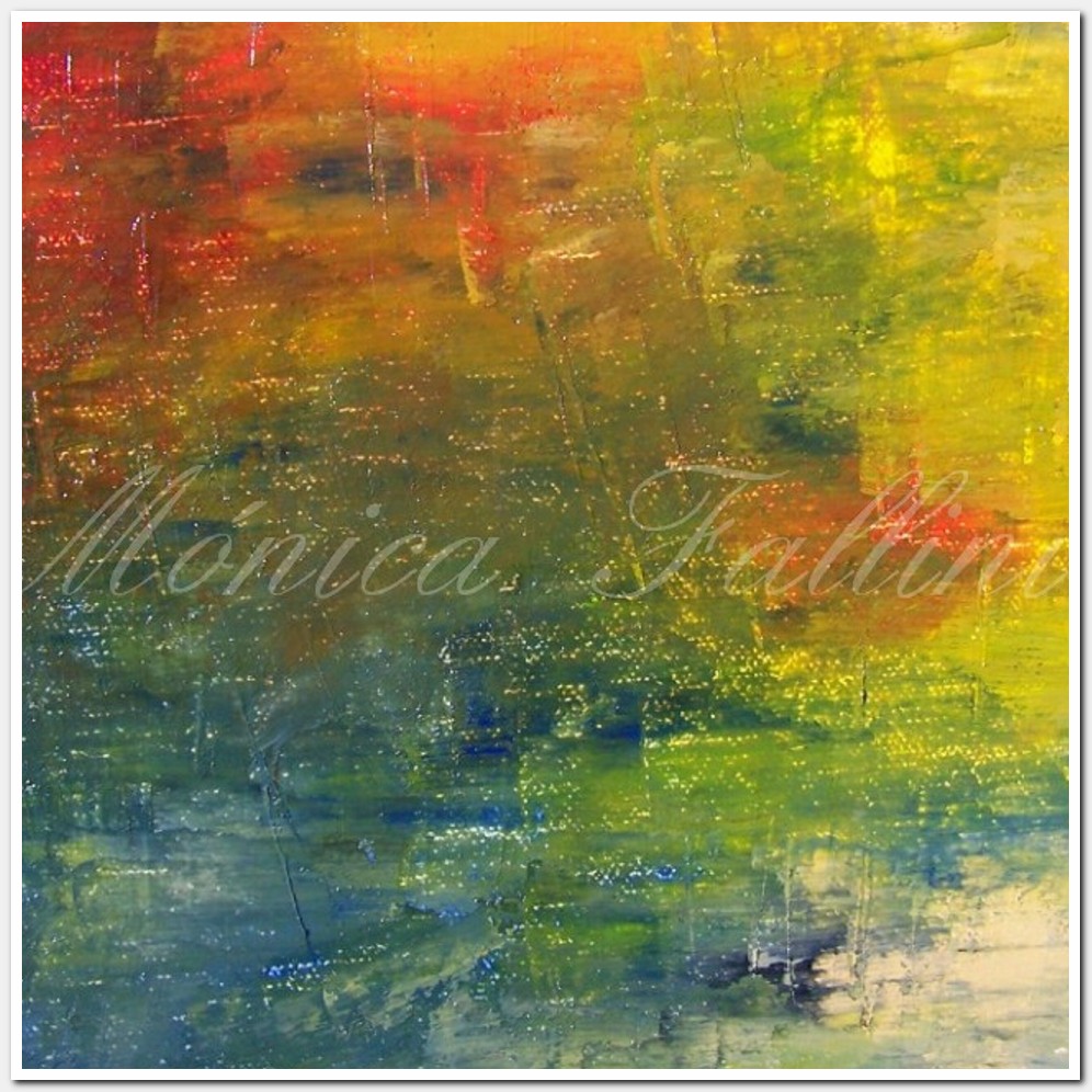Painting titled 'Abstraction' by Monica Fallini