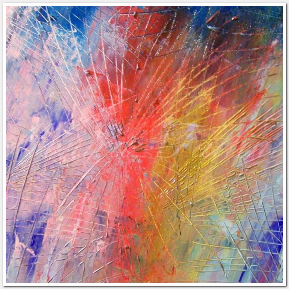 Painting titled 'Abstraction' by Monica Fallini