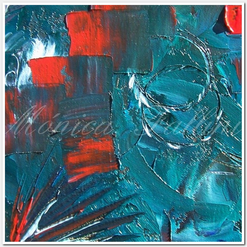 Painting titled 'Abstraction' by Monica Fallini