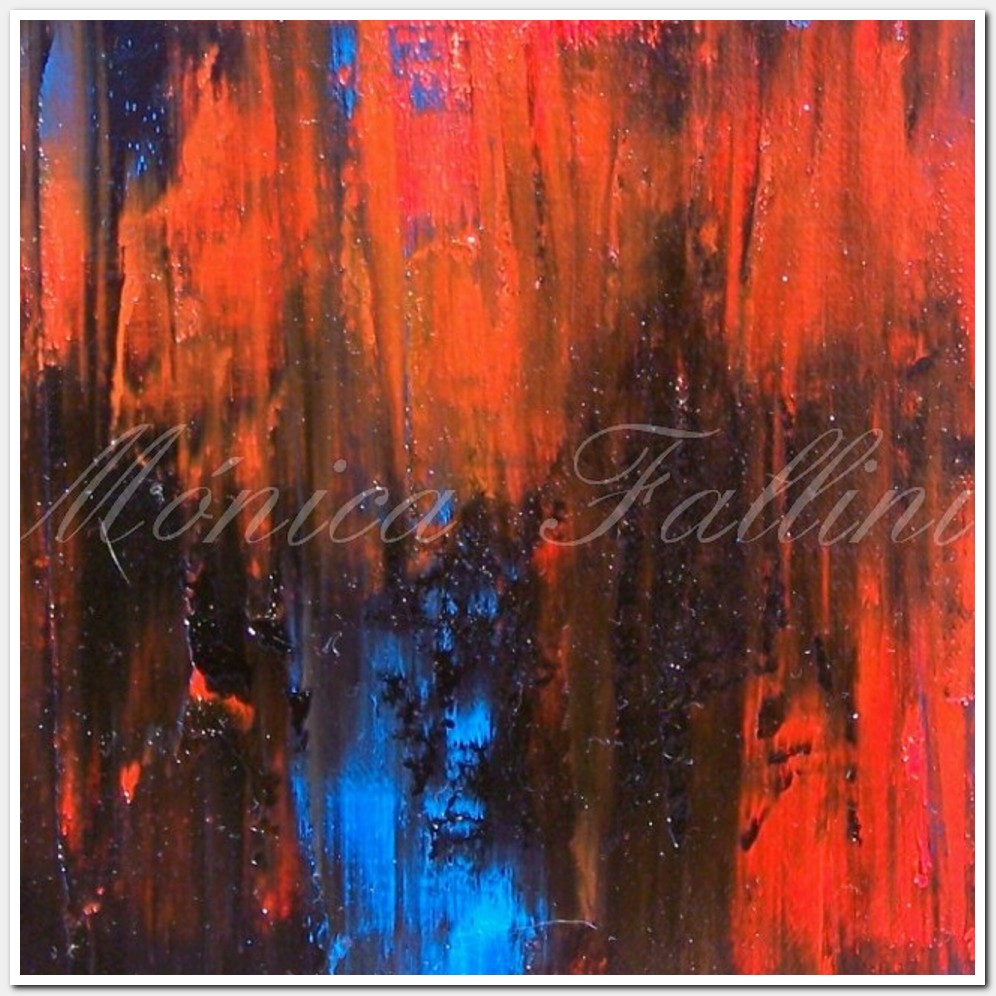 Painting titled 'Abstraction' by Monica Fallini