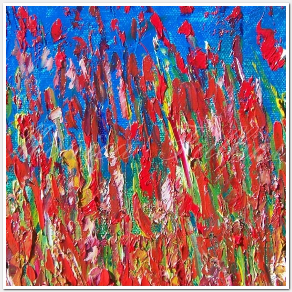 Painting titled 'April Florals. ' by Monica Fallini
