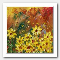 Landscape with Sunflowers # II
