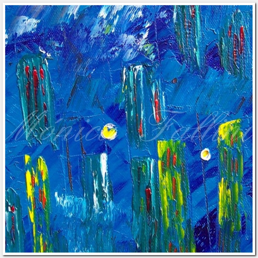 Painting titled 'Urban abstraction.' by Monica Fallini