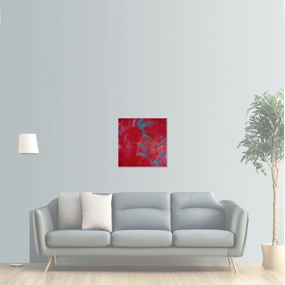 Painting titled 'Energy field # III' by Monica Fallini