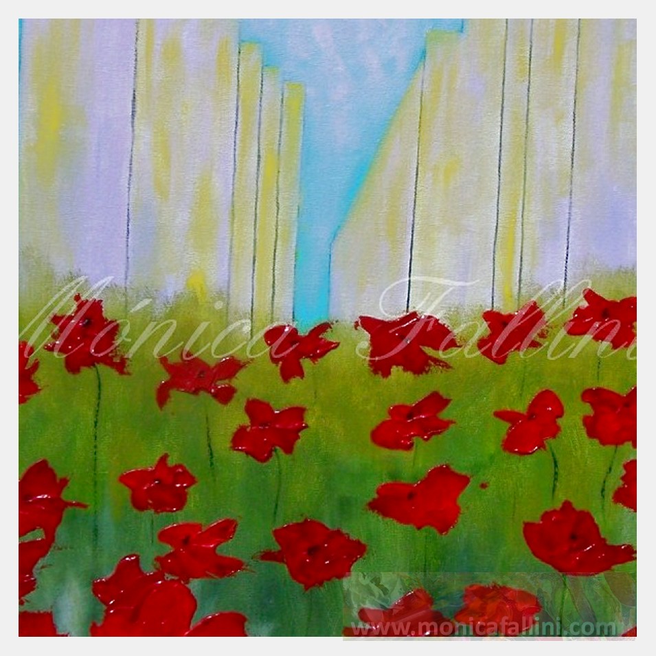 Painting titled 'Urban Memories. ' by Monica Fallini