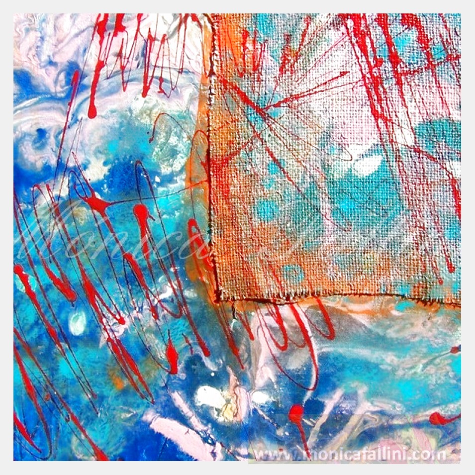 Painting titled 'Abstraction' by Monica Fallini