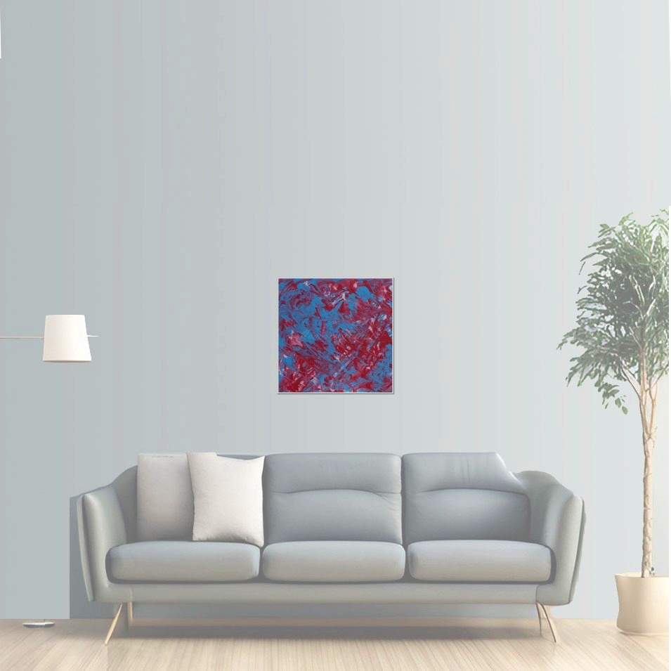 Painting titled 'Abstraction' by Monica Fallini
