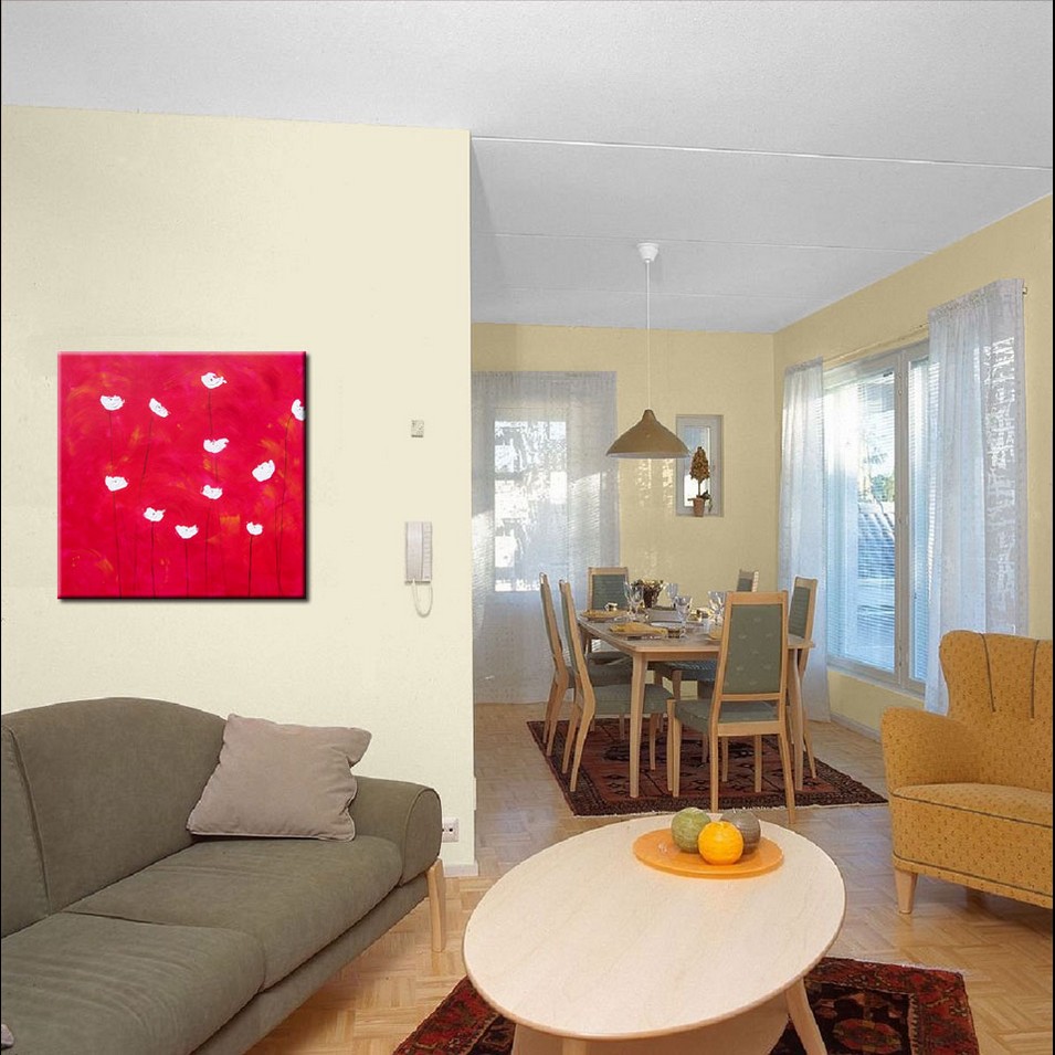 Painting titled 'Poppies in the Summer heat # 2' by Monica Fallini