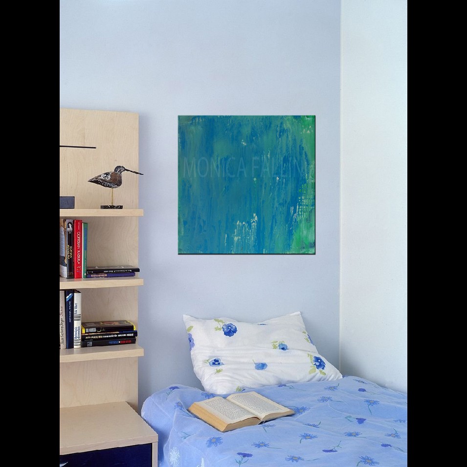 Painting titled 'Deep sea impression.' by Monica Fallini