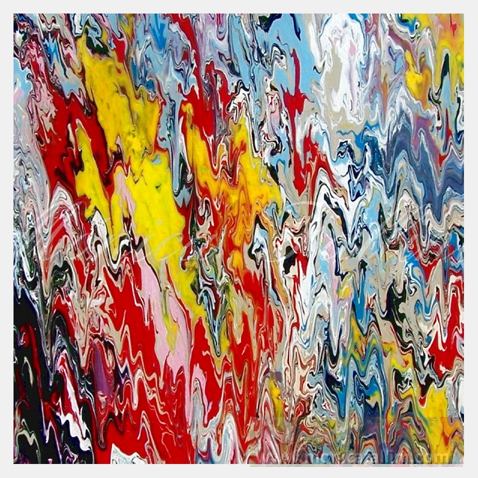 Painting titled 'Abstraction' by Monica Fallini
