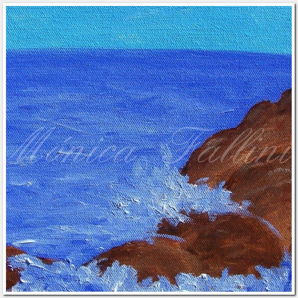 Painting titled 'Cuchilla Alta. Uruguay' by Monica Fallini