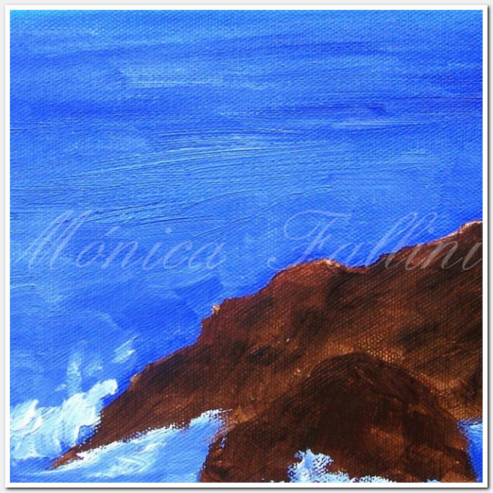 Painting titled 'Cuchilla Alta. Uruguay.' by Monica Fallini