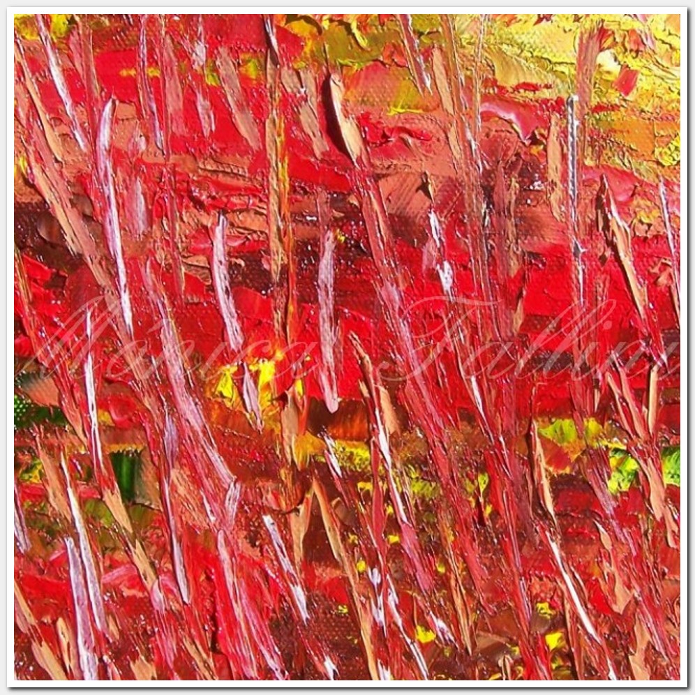 Painting titled 'Floral abstraction ' by Monica Fallini