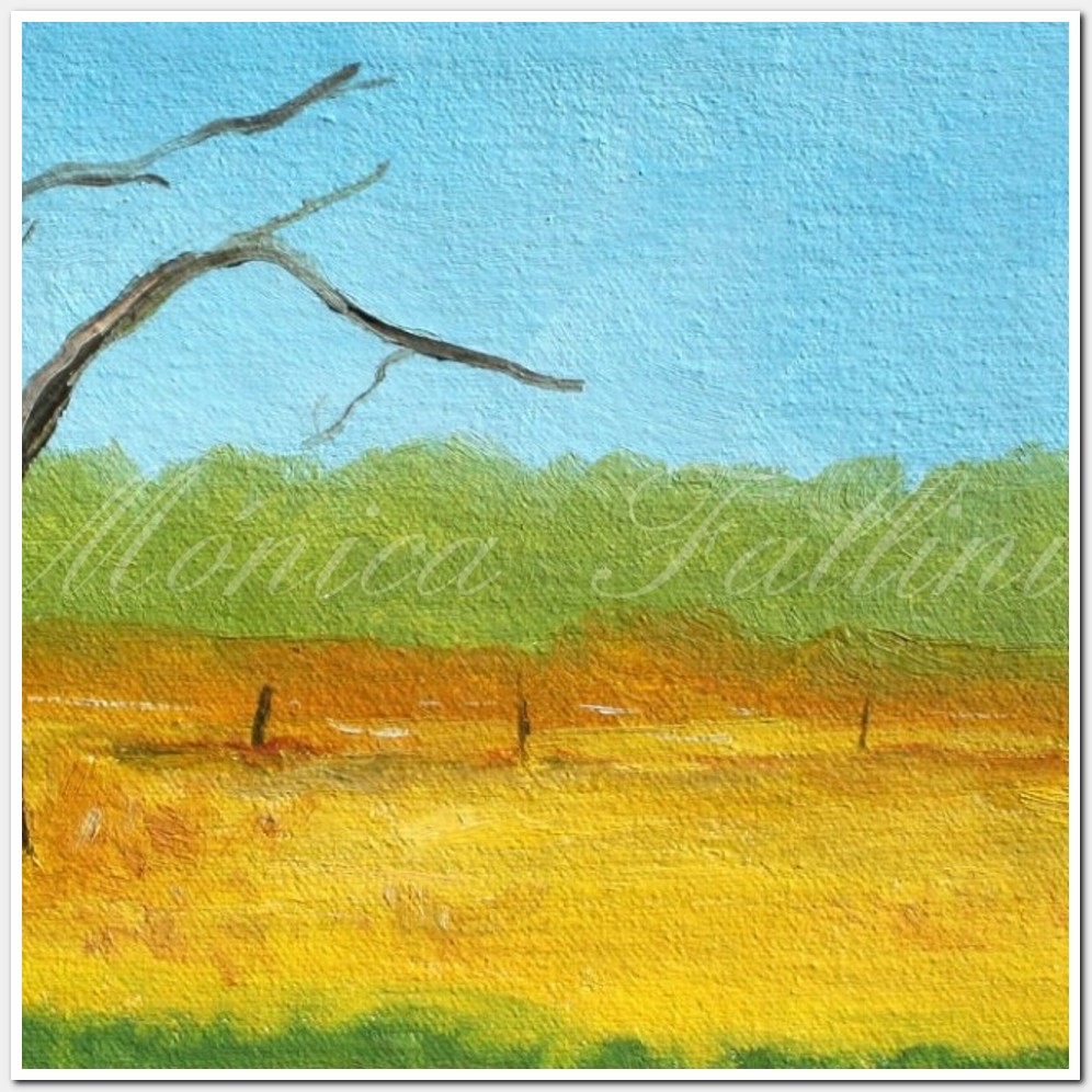 Painting titled 'View from my front porch' by Monica Fallini