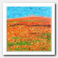 California Poppies landscape