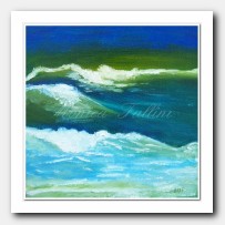 Wave study, seascape.