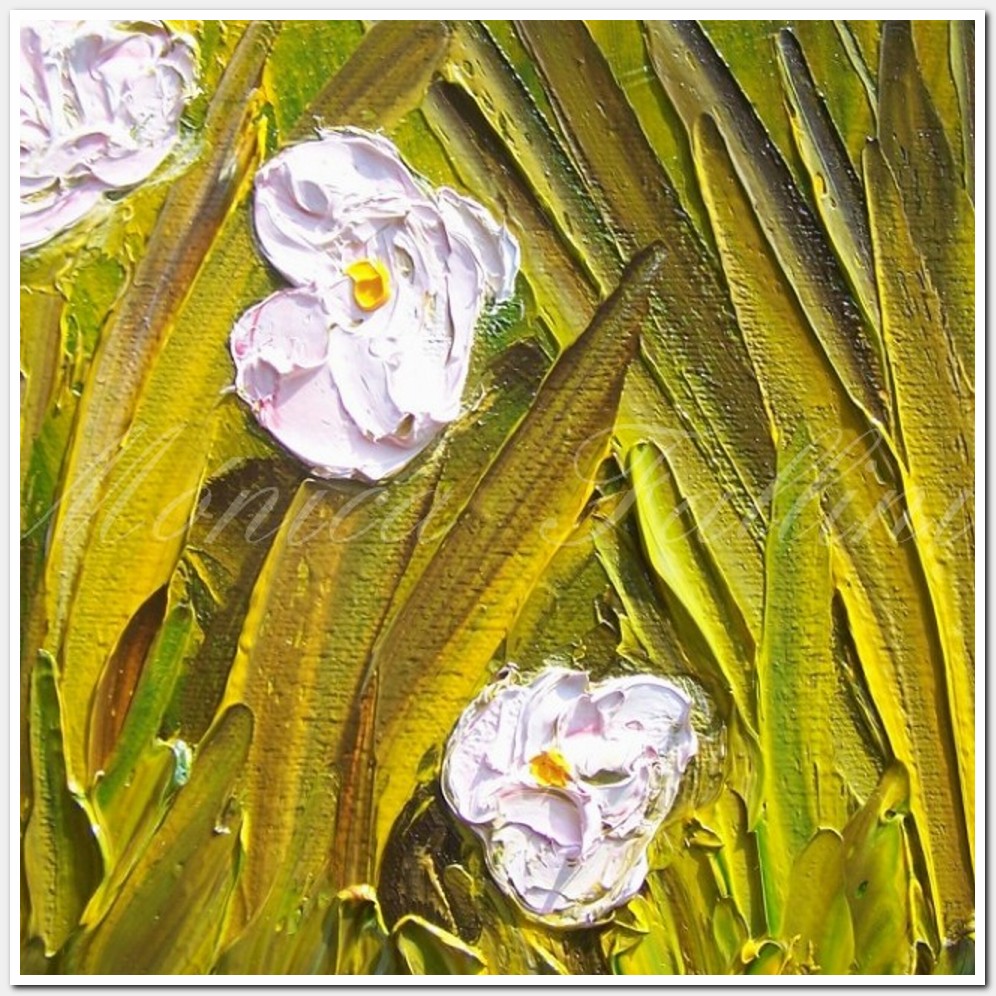 Painting titled 'Jungle flowers. ' by Monica Fallini