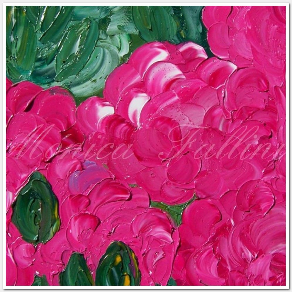 Painting titled 'Floral Hydrangeas ' by Monica Fallini