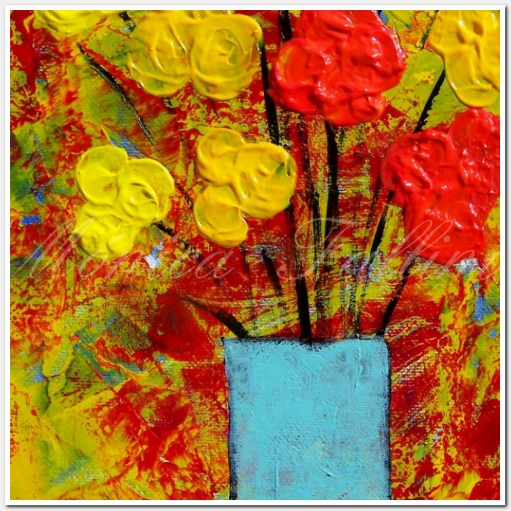Painting titled 'Springtime bouquet' by Monica Fallini