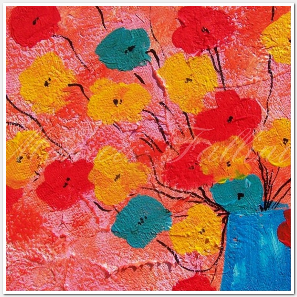 Painting titled 'Flower bouquet' by Monica Fallini