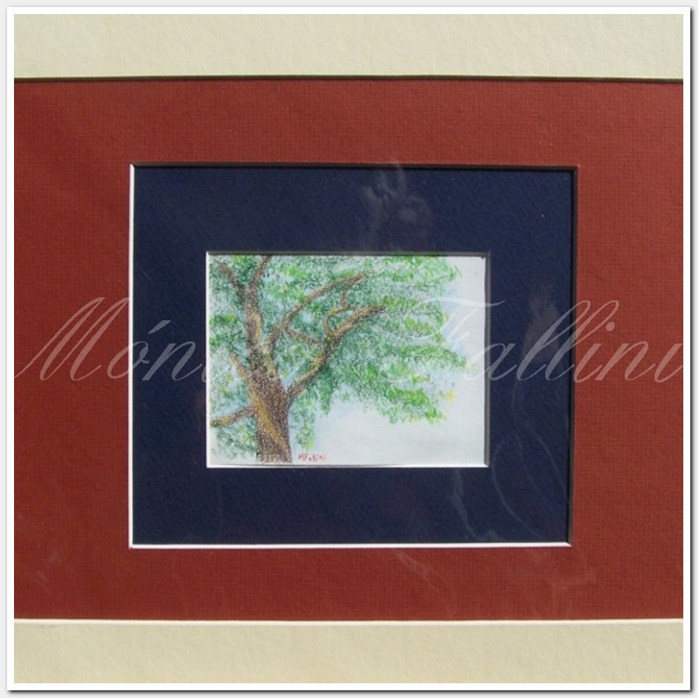 Painting titled 'Study of a tree' by Monica Fallini