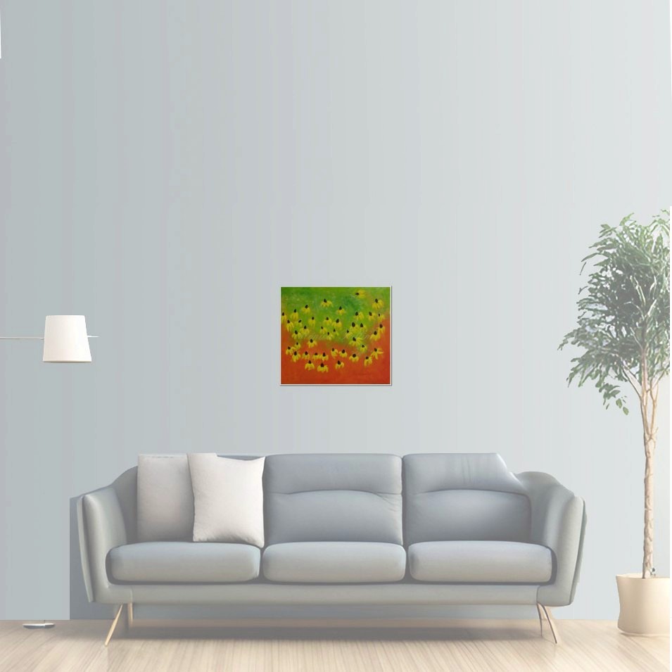 Painting titled 'Wild and free. ' by Monica Fallini