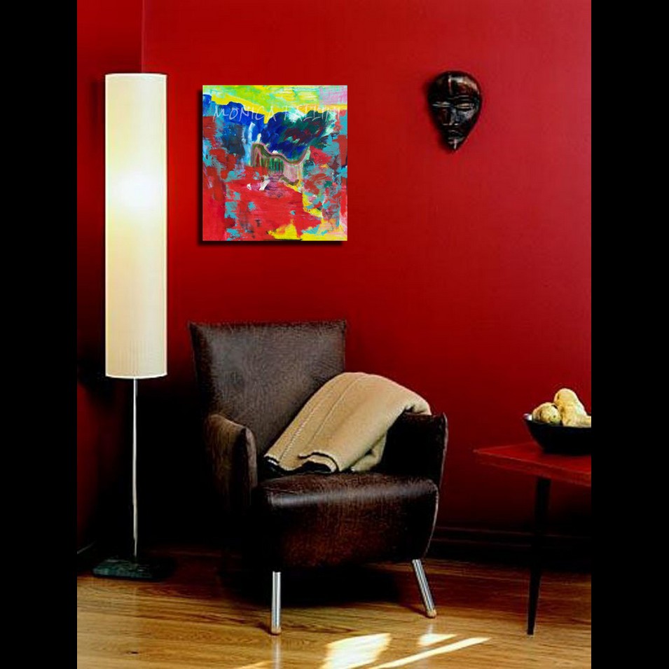 Painting titled 'Abstraction' by Monica Fallini