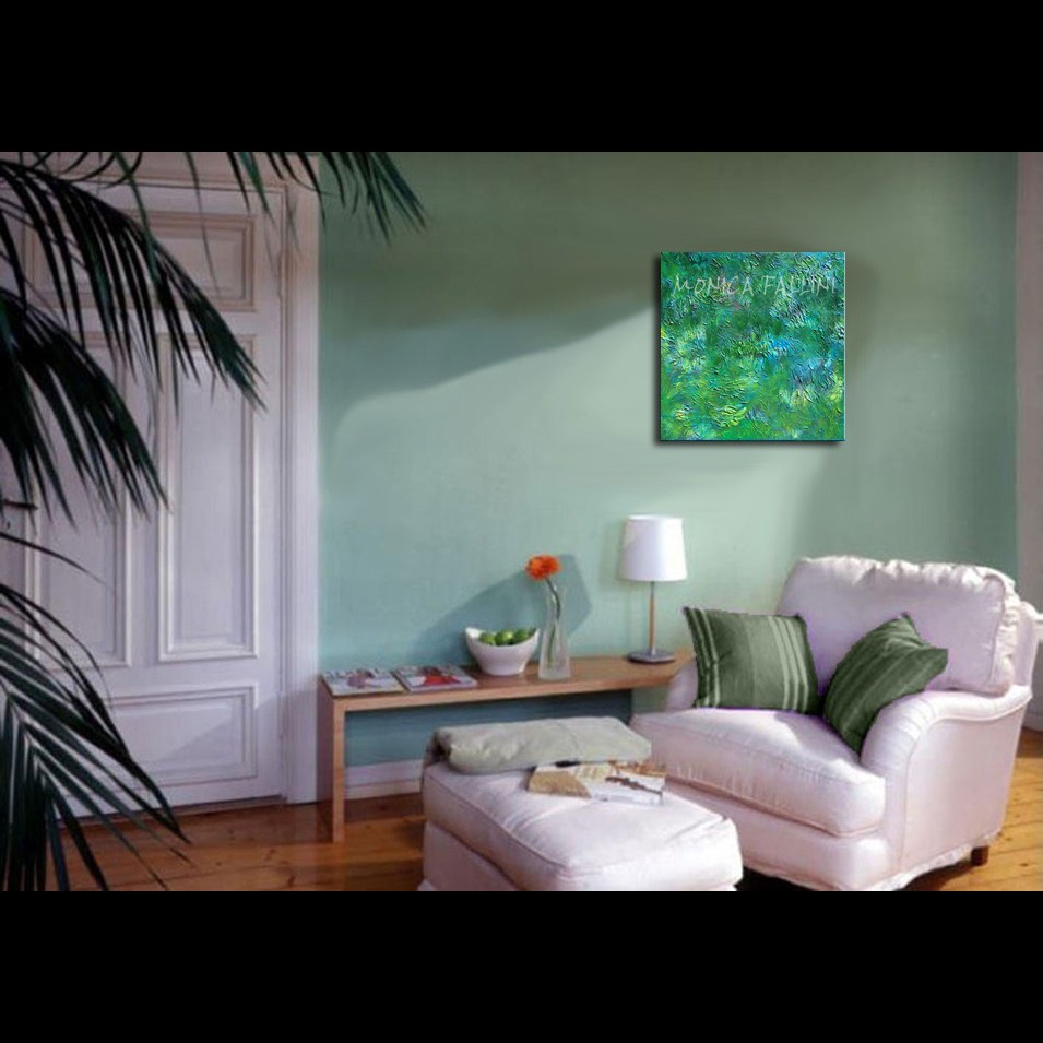 Painting titled 'Deep sea, shells and coral' by Monica Fallini