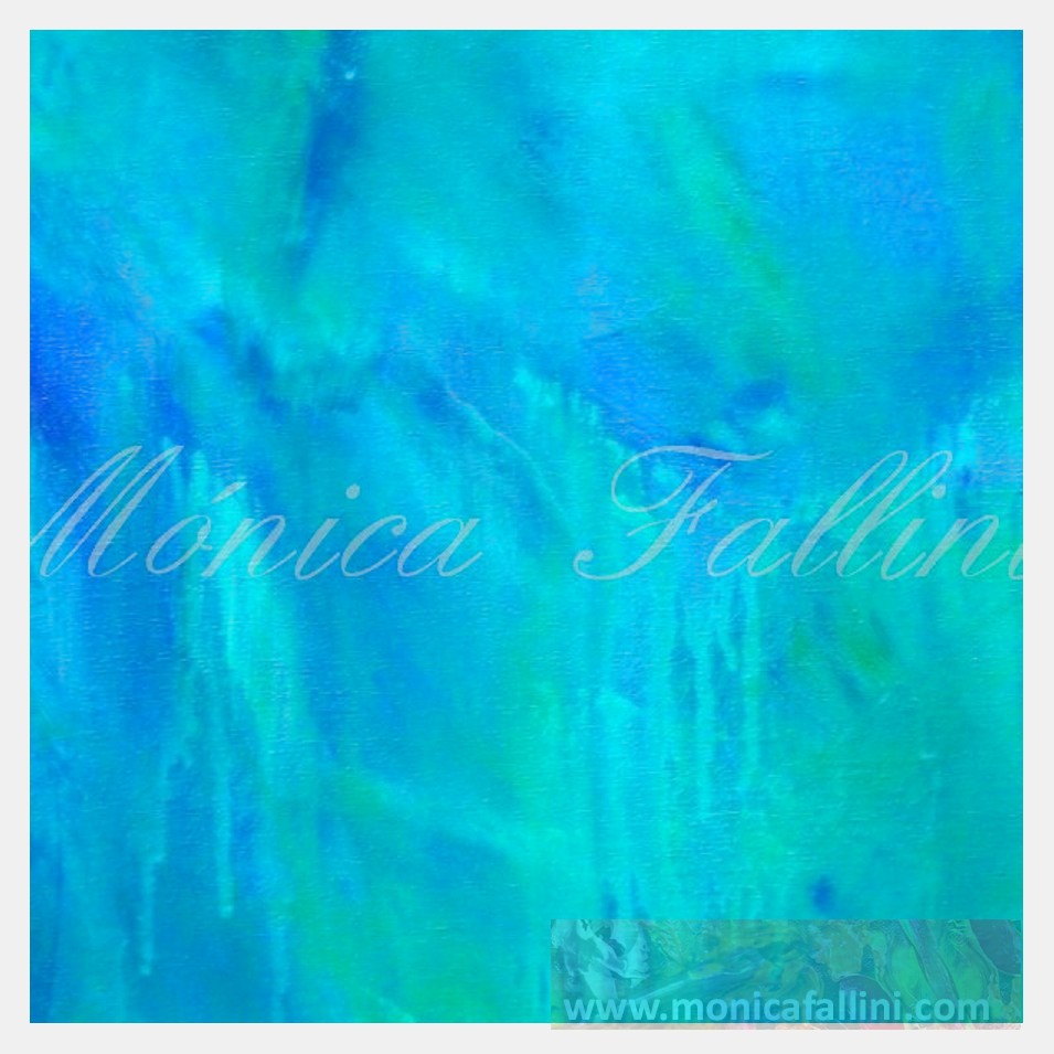 Painting titled 'Deep sea waters. Oceanic depths' by Monica Fallini