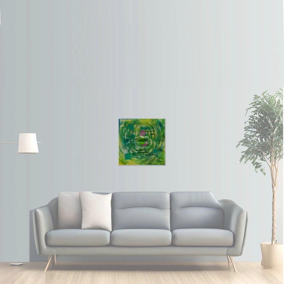 Painting titled 'Uncertainty. ' by Monica Fallini