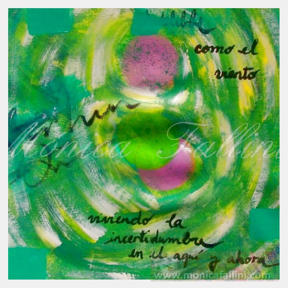 Painting titled 'Uncertainty. ' by Monica Fallini
