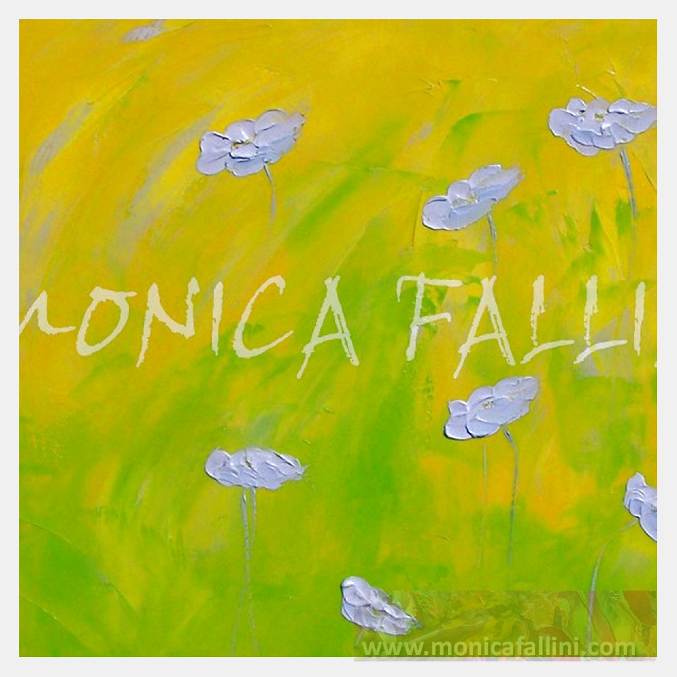 Painting titled 'Lime-lemon # II' by Monica Fallini