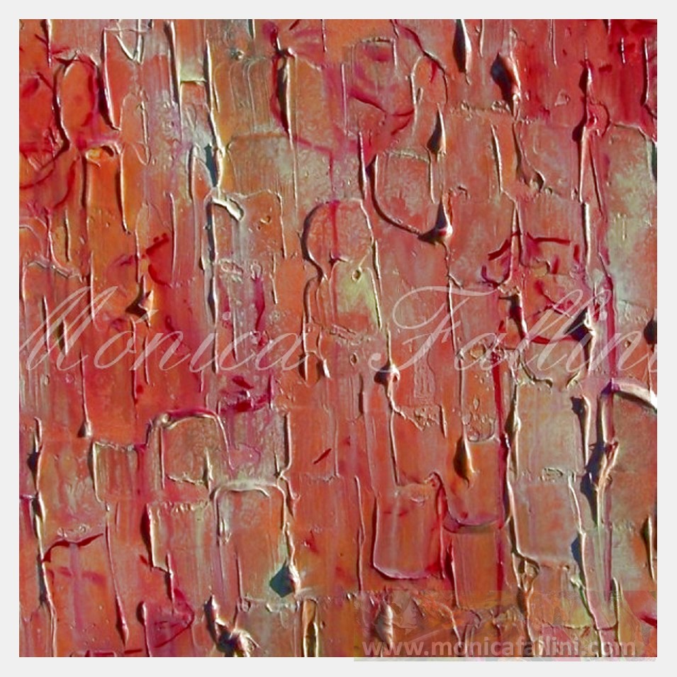Painting titled 'Melting Poppies.' by Monica Fallini