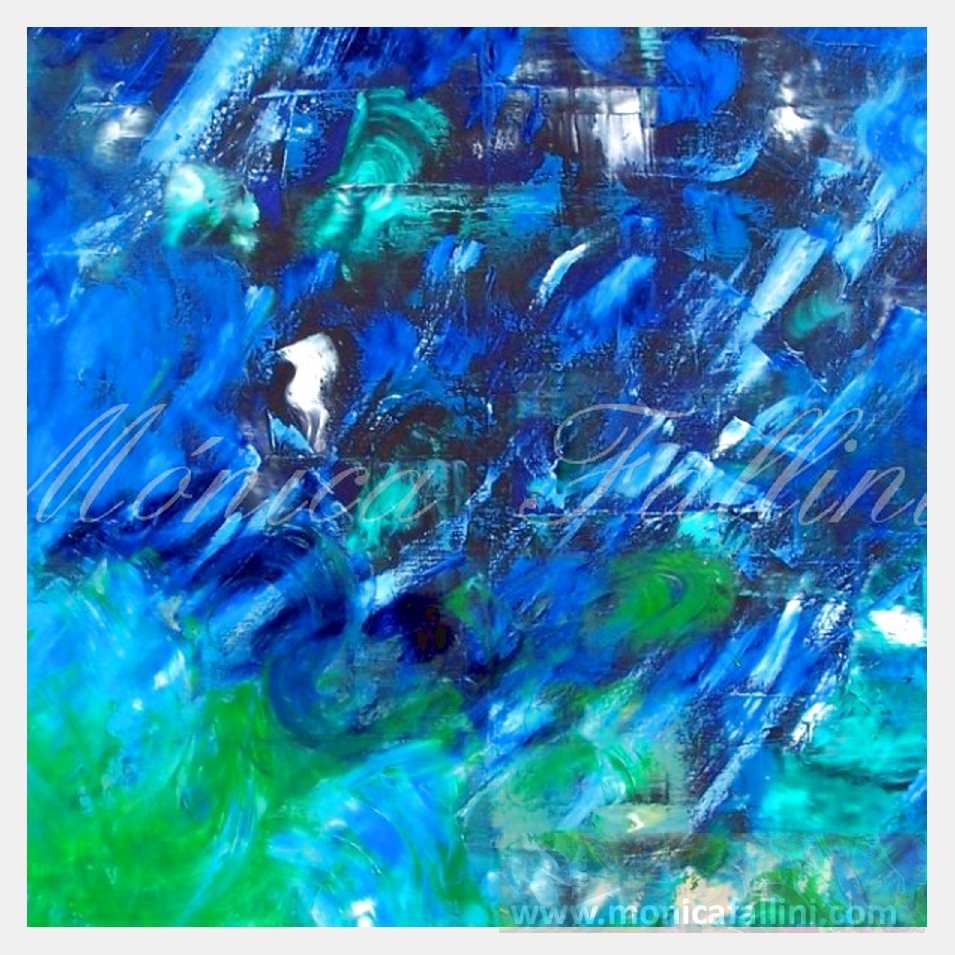 Painting titled 'Abstraction # 12006' by Monica Fallini