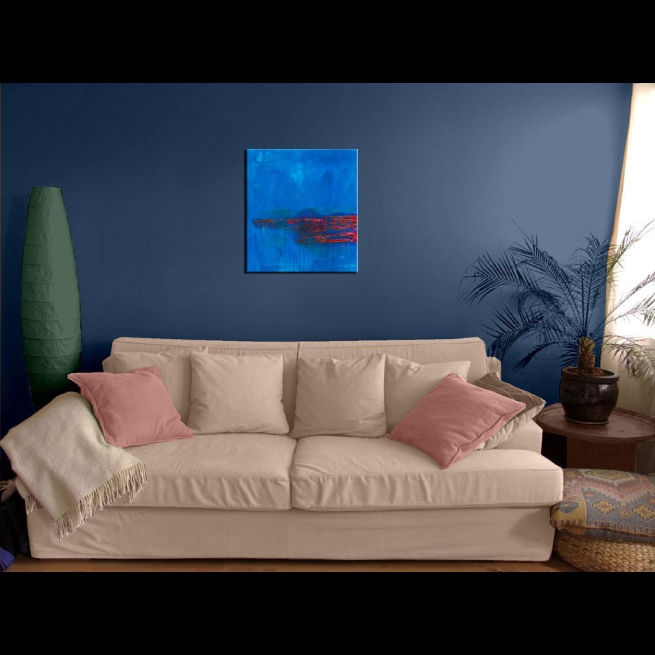 Painting titled 'Oceanic depths # 12011' by Monica Fallini