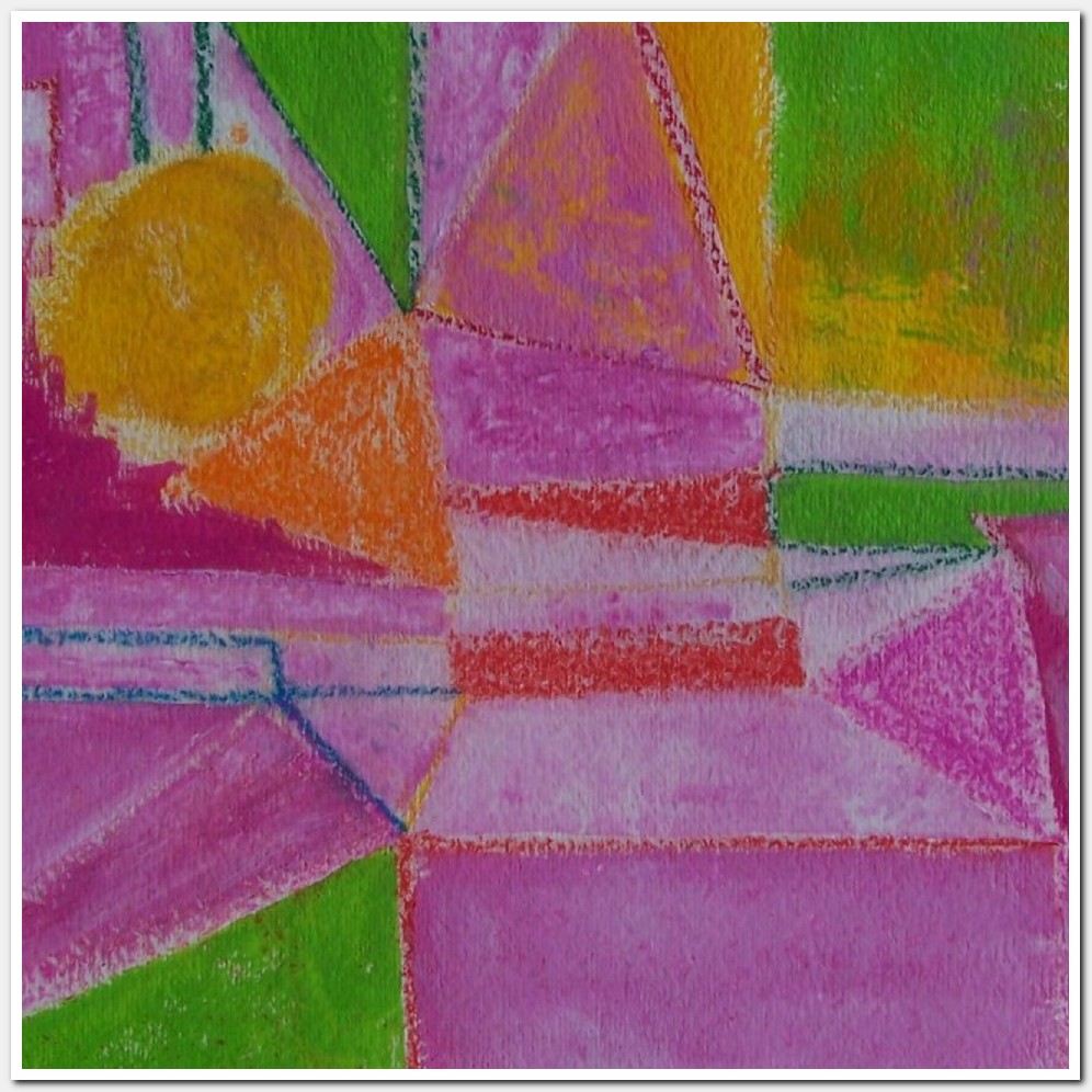 Painting titled 'Geometric designs' by Monica Fallini