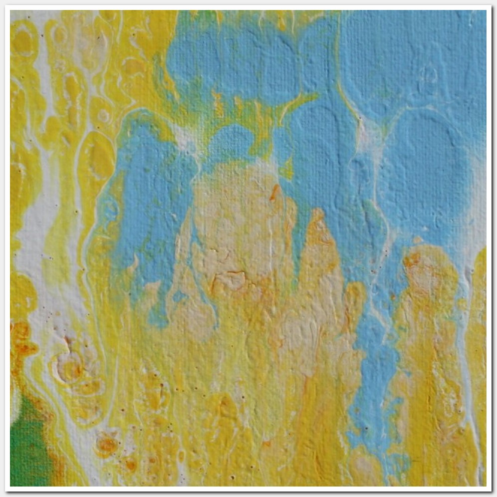 Painting titled 'Melt. Abstraction' by Monica Fallini