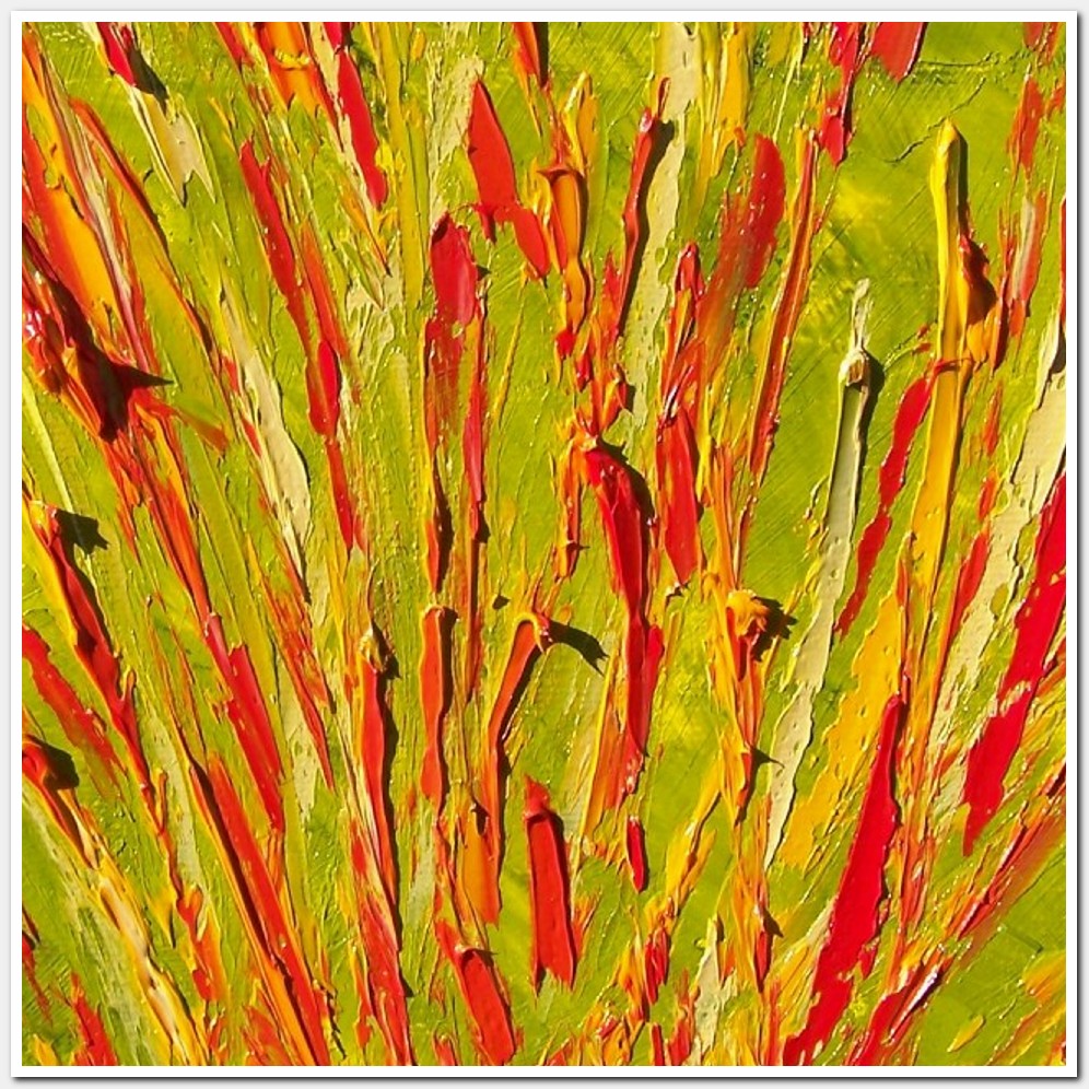 Painting titled 'Wild nature' by Monica Fallini