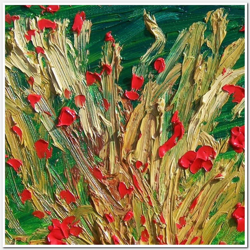 Painting titled 'Wild flowers ' by Monica Fallini