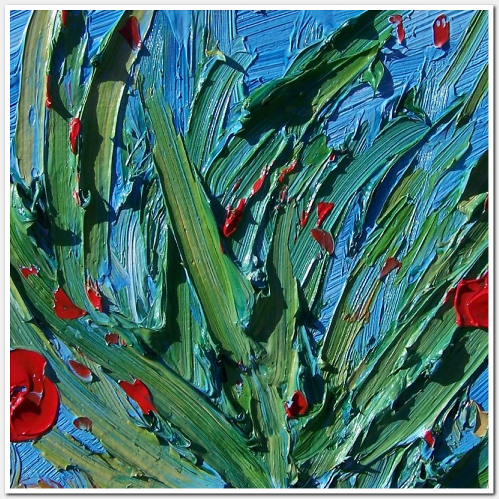 Painting titled 'Wild flowers' by Monica Fallini
