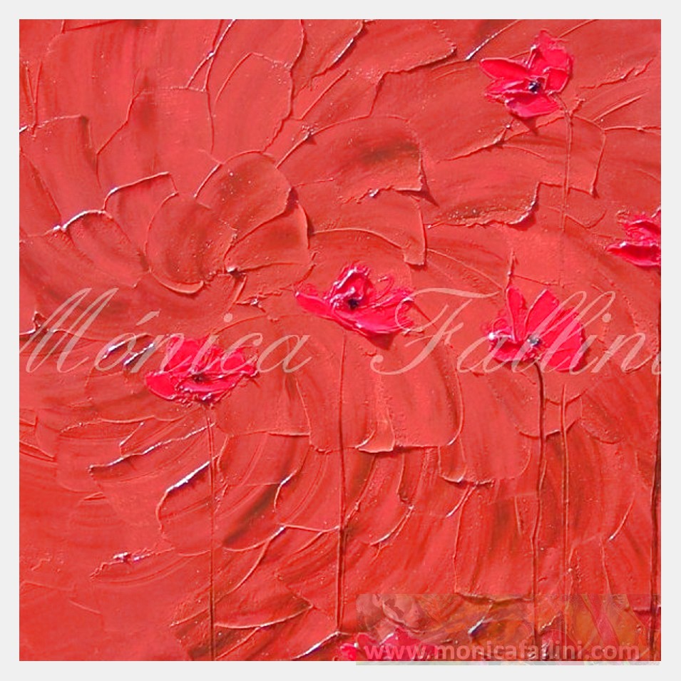 Painting titled 'A movement in consciousness' by Monica Fallini