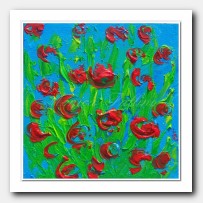 Wild flowers, red floral